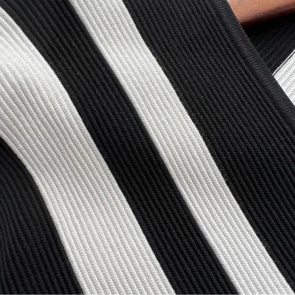 Jason Wu GREY Collection Oversized V-Neck Sweater Striped Size S - Picture 6 of 10